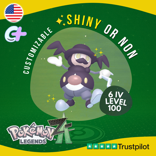 Mr Rime Shiny or Non ✨6 IV Pokémon Legends Z-A Competitive Customizable ZA Z A