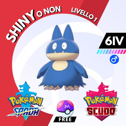 Munchlax Shiny o Non 6 IV e Master Ball Legit Pokemon Spada Scudo Sword Shield