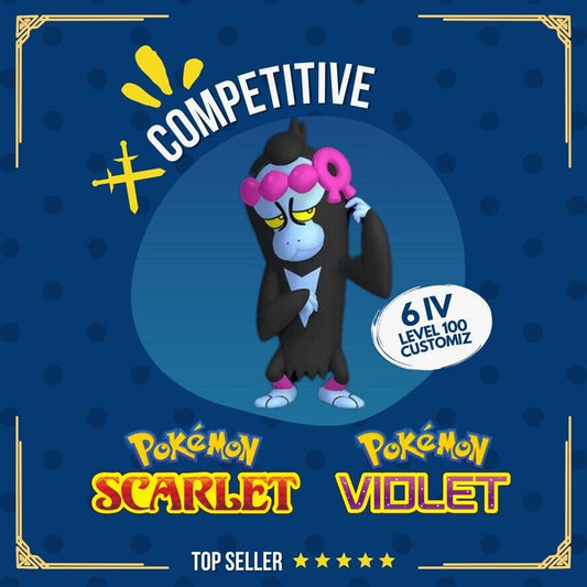 Munkidori 6 IV Competitive Battle ready Customizable OT Pokémon Scarlet Violet by Shiny Living Dex | Shiny Living Dex