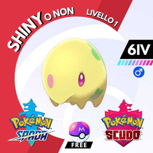 Munna Shiny o Non 6 IV e Master Ball Legit Pokemon Spada Scudo Sword Shield