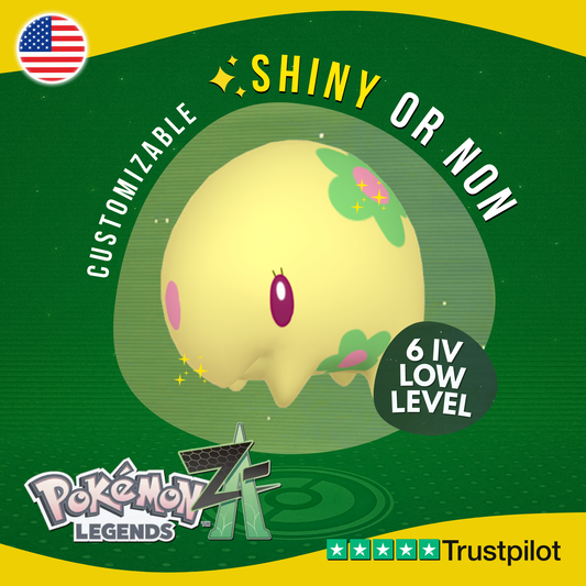 Munna Shiny or Non ✨ 6 IV Pokémon Legends Z-A Competitive Customizable ZA Z A