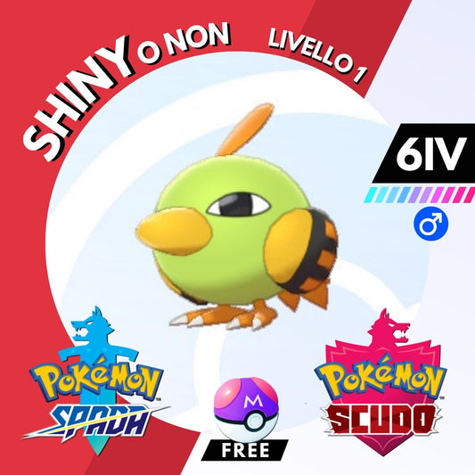 Natu Shiny o Non 6 IV e Master Ball Legit Pokemon Spada Scudo Sword Shield