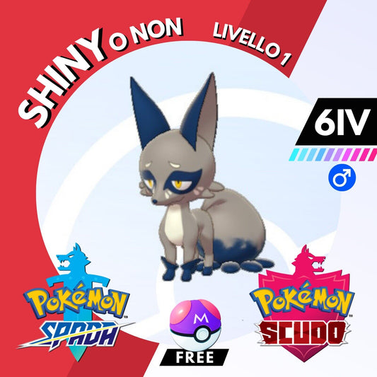Nickit Shiny o Non 6 IV e Master Ball Legit Pokemon Spada Scudo Sword Shield