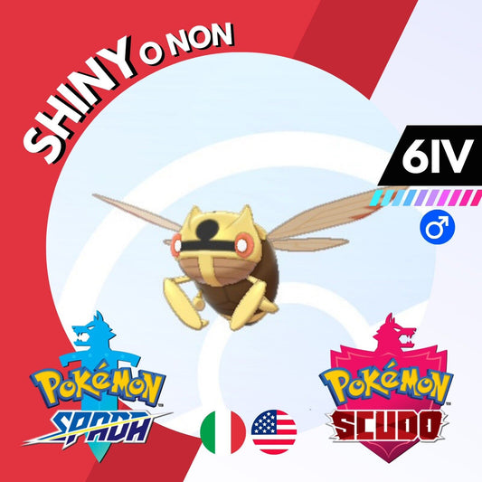 Ninjask Shiny o Non 6 IV Competitivo Legit Pokemon Spada Scudo Sword Shield