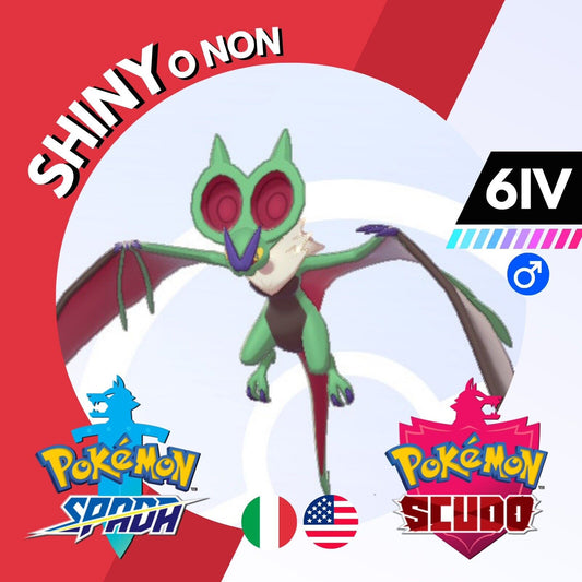 Noivern Shiny o Non 6 IV Competitivo Legit Pokemon Spada Scudo Sword Shield by Shiny Living Dex | Shiny Living Dex