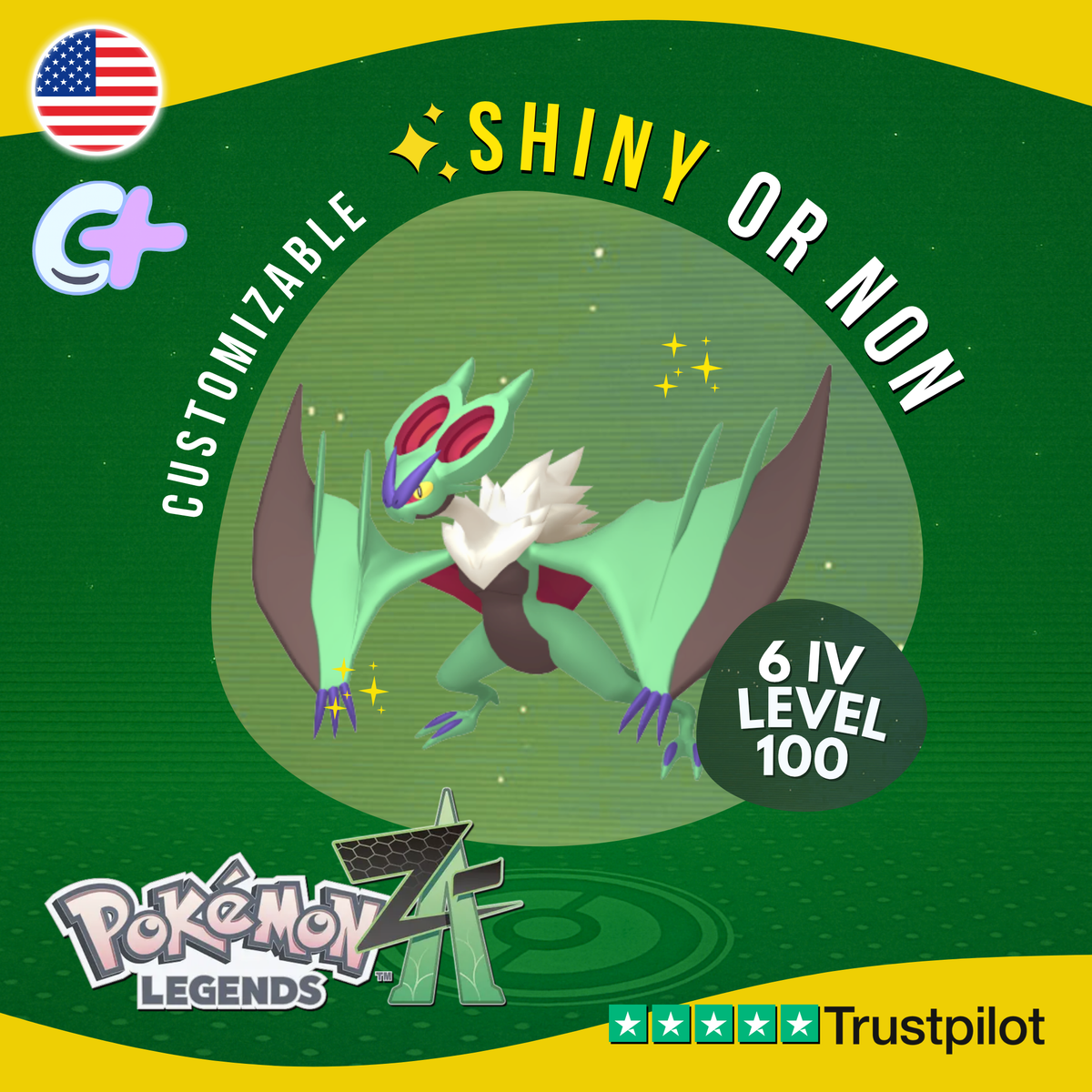 shiny noivern pokemon card or Non ✨6 IV Pokémon Legends Z-A Competitive Customizabl – Shiny Living Dex Pack Art:Rayquaza Artwork Once Piece TCG Listed cards may have XY—Phantom Forces | Trading