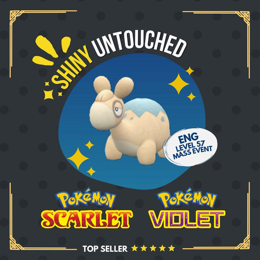 Numel Shiny Mass Outbreak August 25 Event Untouched IV Pokémon Scarlet Violet