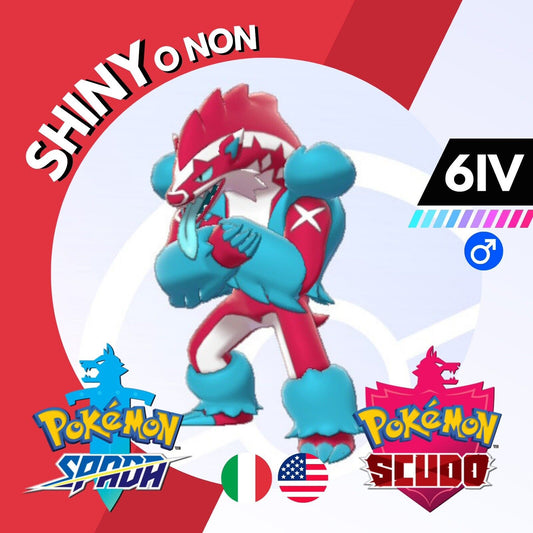 Obstagoon Shiny o Non 6 IV Competitivo Legit Pokemon Spada Scudo Sword Shield