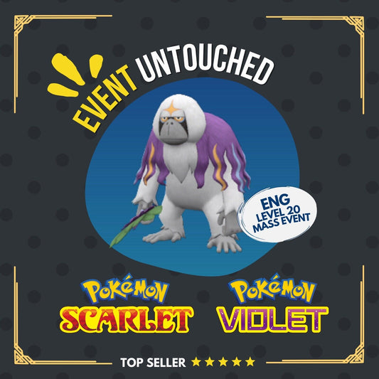 Oranguru Mass Outbreak October 2024 Event Untouched IV Pokémon Scarlet Violet