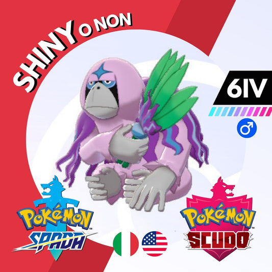 Oranguru Shiny o Non 6 IV Competitivo Legit Pokemon Spada Scudo Sword Shield