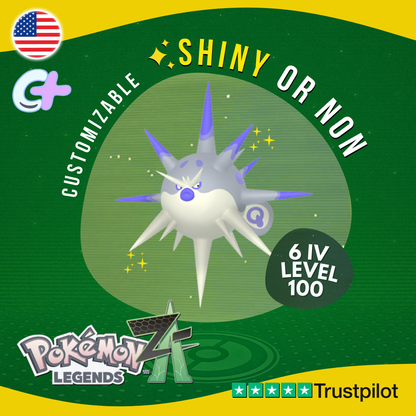 Overqwil Shiny or Non ✨6 IV Pokémon Legends Z-A Competitive Customizable ZA Z A