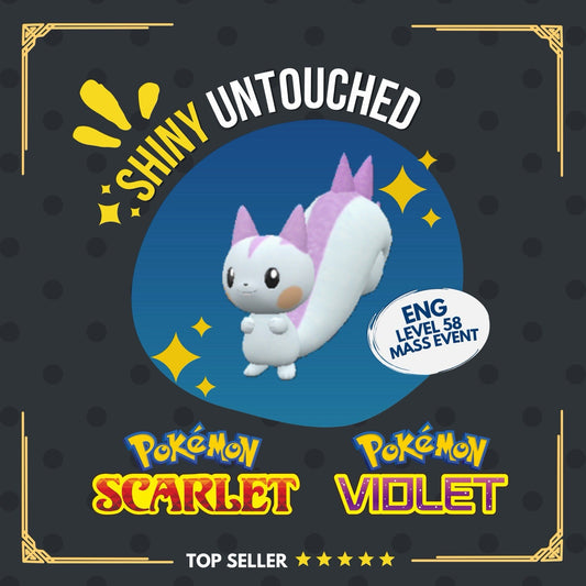 Pachirisu Shiny Mass Outbreak July 25 Event Untouched IV Pokémon Scarlet Violet