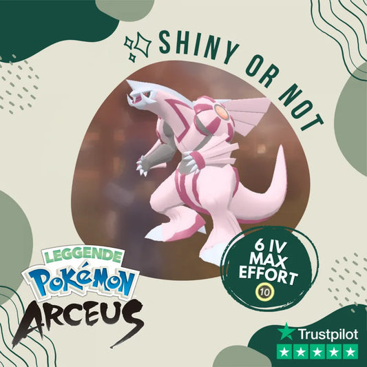Palkia Shiny ✨ Legends Pokémon Arceus 6 Iv Max Effort Custom Ot Gender Level