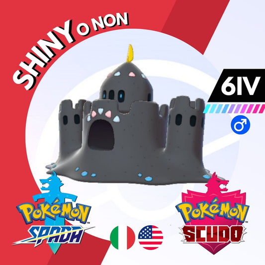 Palossand Shiny o Non 6 IV Competitivo Legit Pokemon Spada Scudo Sword Shield