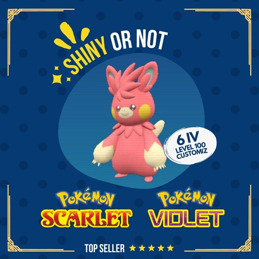 Pawmot Shiny or Non ✨ 6 IV Competitive Customizable Pokémon Scarlet Violet by Shiny Living Dex | Shiny Living Dex