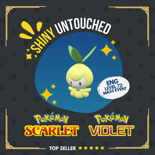 Petilil Shiny Mass Outbreak July 25 Event Untouched IV Pokémon Scarlet Violet