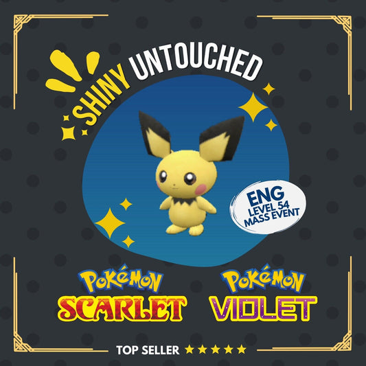 Pichu Shiny Event July Pikachu Mass Outbreak Untouched Pokémon Scarlet Violet