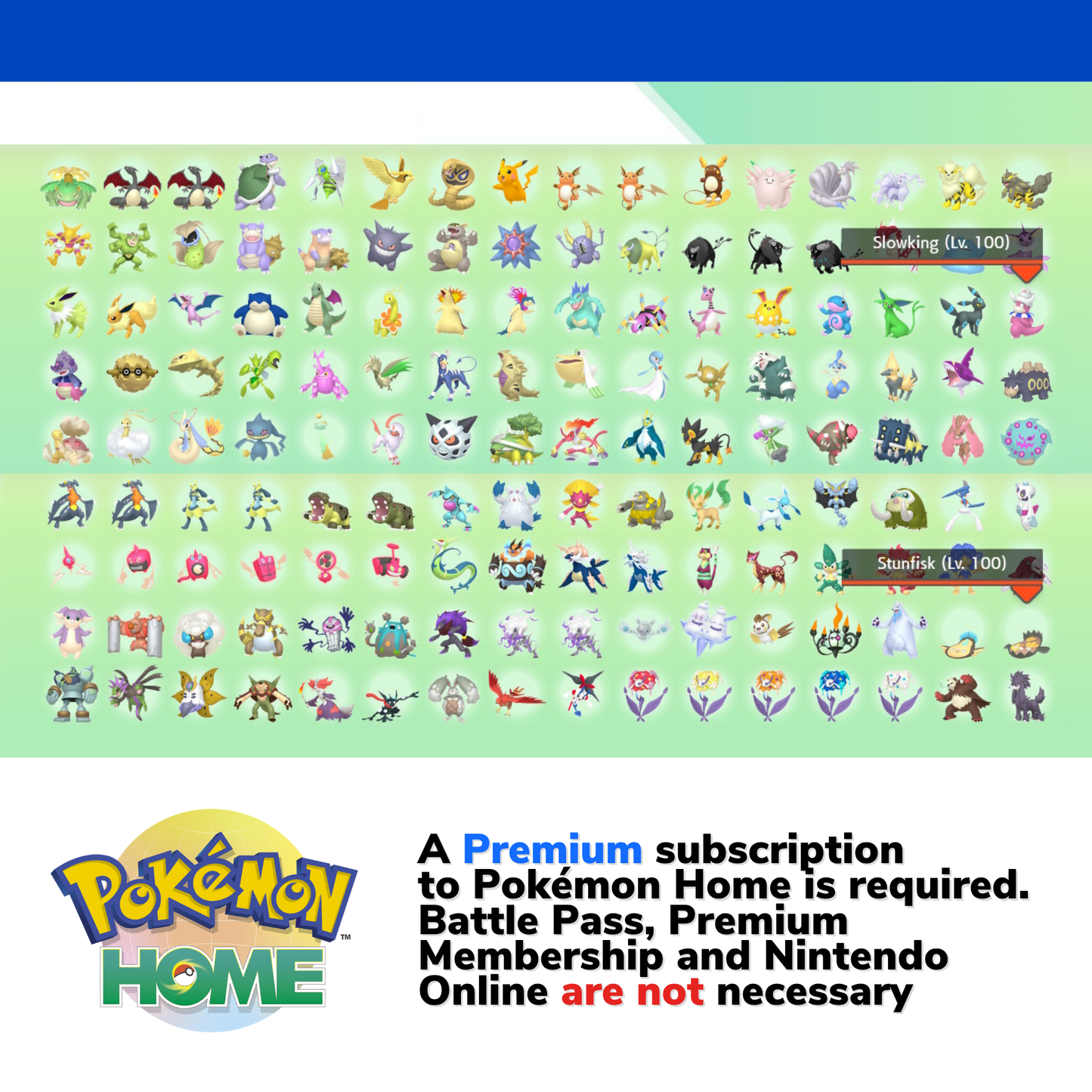 Pokémon CHAMPIONS Complete Bundle HOME Shiny Living Dex Competitive IV Pokedex Legit Legal Compatible with all games