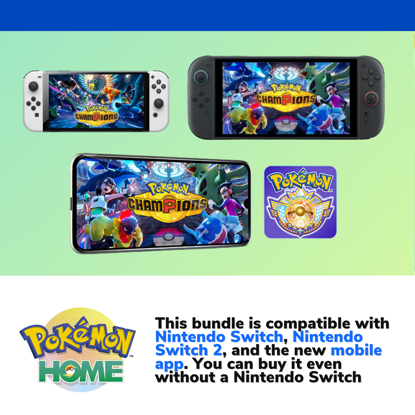 Pokémon CHAMPIONS Complete Bundle HOME Shiny Living Dex Competitive IV Pokedex Legit Legal Compatible with all games