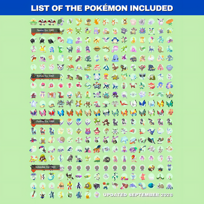 Pokémon CHAMPIONS Complete Bundle HOME Shiny Living Dex Competitive IV Pokedex Legit Legal Compatible with all games