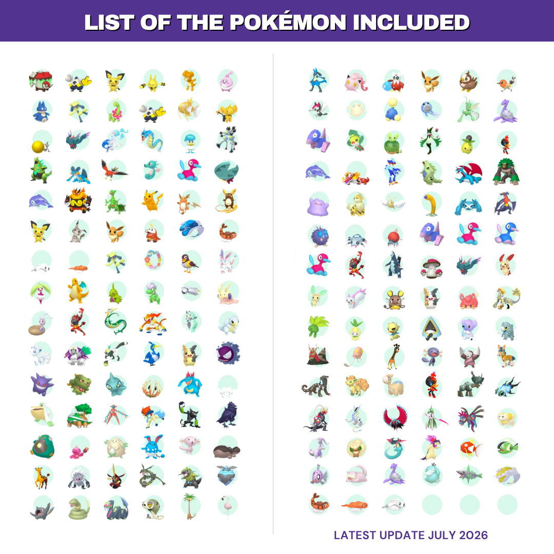 Pokémon HOME 2022 2023 2024 2025 2026 Untouched Event Complete Collection Scarlet Violet Tera Raid Bundle Custom Trainer name