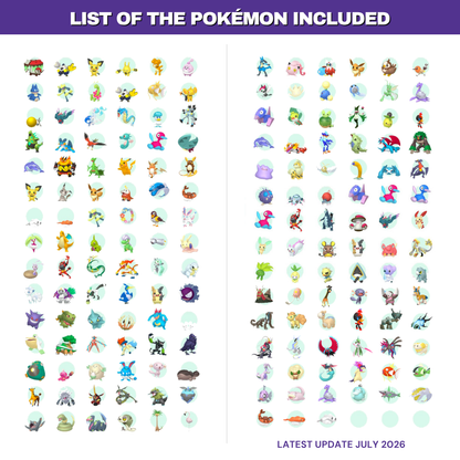 Pokémon HOME 2022 2023 2024 2025 2026 Untouched Event Complete Collection Scarlet Violet Tera Raid Bundle Custom Trainer name