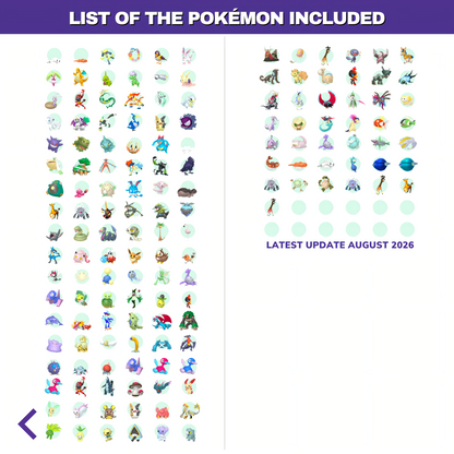 Pokémon HOME 2022 2023 2024 2025 2026 Untouched Event Complete Collection Scarlet Violet Tera Raid Bundle Custom Trainer name