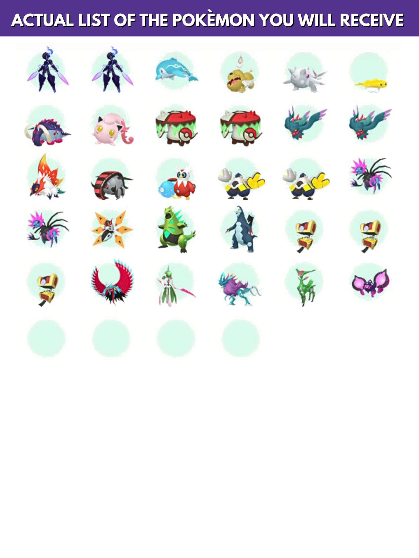 Pokémon HOME 2022 2023 Untouched Event Complete Collection Scarlet Violet Tera Raid Mystery Gift Distribution USA Custom Trainer name by Il mio negozio | Shiny Living Dex