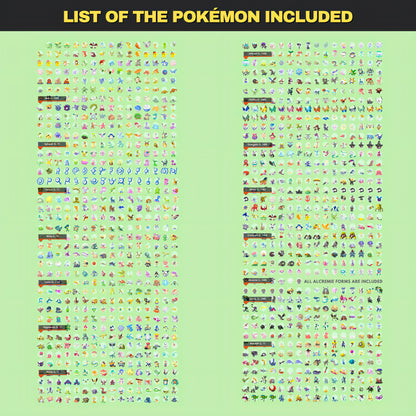 Pokémon HOME Complete Shiny Living Dex & Strategic Guide 1300 Pokedex Custom OT from Bulbasaur to Pecharunt Scarlet Violet Z-A