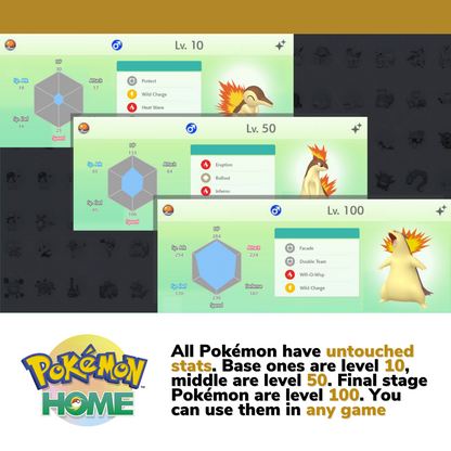 Pokémon HOME Gold & Silver 2000s Full Johto Untouched Shiny Living Dex Complete