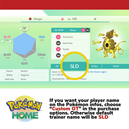 Pokémon HOME Shiny Locked Complete Collection Bundle Scarlet Violet Compatible Magearna Hoopa Volcanion Ogerpon Terapagos Shiny