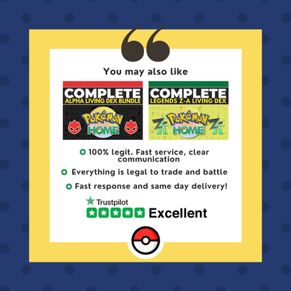 Pokémon Legends Arceus Complete Shiny Living Dex & Strategic Guide Custom OT name Pokedex Pokémon HOME 6IV Competitive