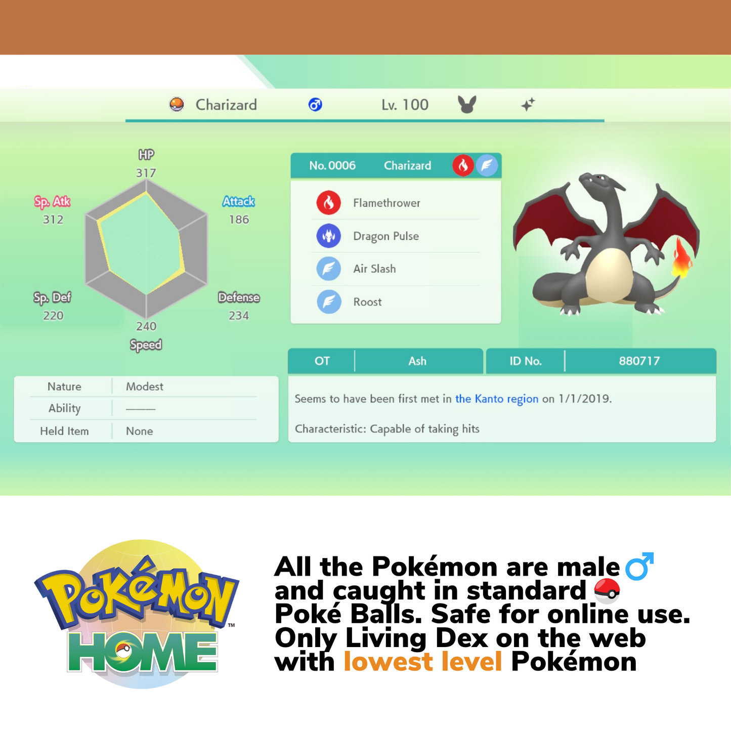 Pokémon Let's GO Pikachu Eevee Complete Kanto Shiny Living Dex Custom OT name Pokedex Pokémon HOME Lets 6IV Competitive