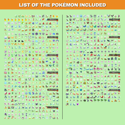 Pokémon Scarlet Violet Complete Shiny Living Dex & Strategic Guide Pokedex Paldea Custom OT Pokemon HOME 6IV All Competitive