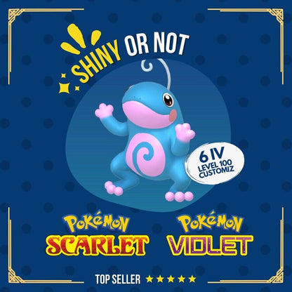 Politoed Shiny or Non ✨ 6 IV Competitive Customizable Pokémon Scarlet Violet by Shiny Living Dex | Shiny Living Dex