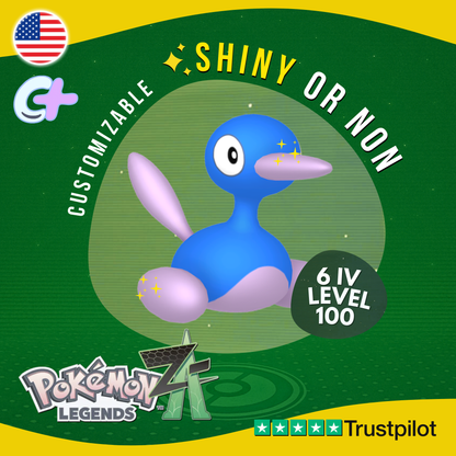 Porygon 2 Shiny or Non ✨6 IV Pokémon Legends Z-A Competitive Customizable ZA Z A