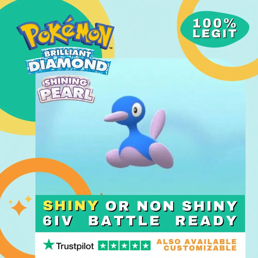 Porygon 2 Shiny ✨ or Non Shiny Pokémon Brilliant Diamond Shining Pearl Battle Ready 6 IV Competitive 100% Legit Level 100 Customizable Custom OT by Shiny Living Dex | Shiny Living Dex