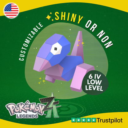 Porygon Shiny or Non ✨ 6 IV Pokémon Legends Z-A Competitive Customizable ZA Z A