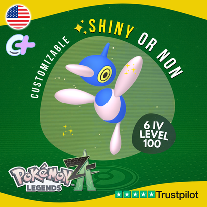 Porygon Z Shiny or Non ✨6 IV Pokémon Legends Z-A Competitive Customizable ZA Z A