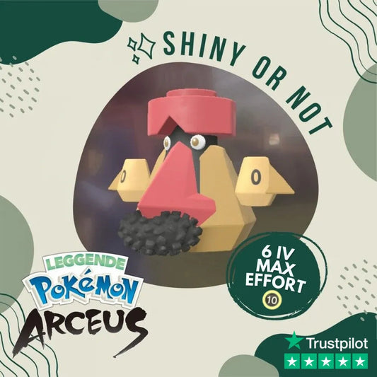 Probopass Shiny ✨ Legends Pokémon Arceus 6 Iv Max Effort Custom Ot Level Gender