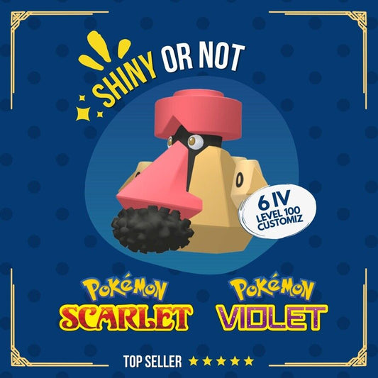 Probopass Shiny or Non ✨ 6 IV Competitive Customizable Pokémon Scarlet Violet by Shiny Living Dex | Shiny Living Dex