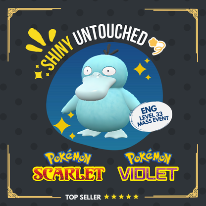 Psyduck Shiny Event AbsentMinded Mark Spacey Untouched IV Pokémon Scarlet Violet