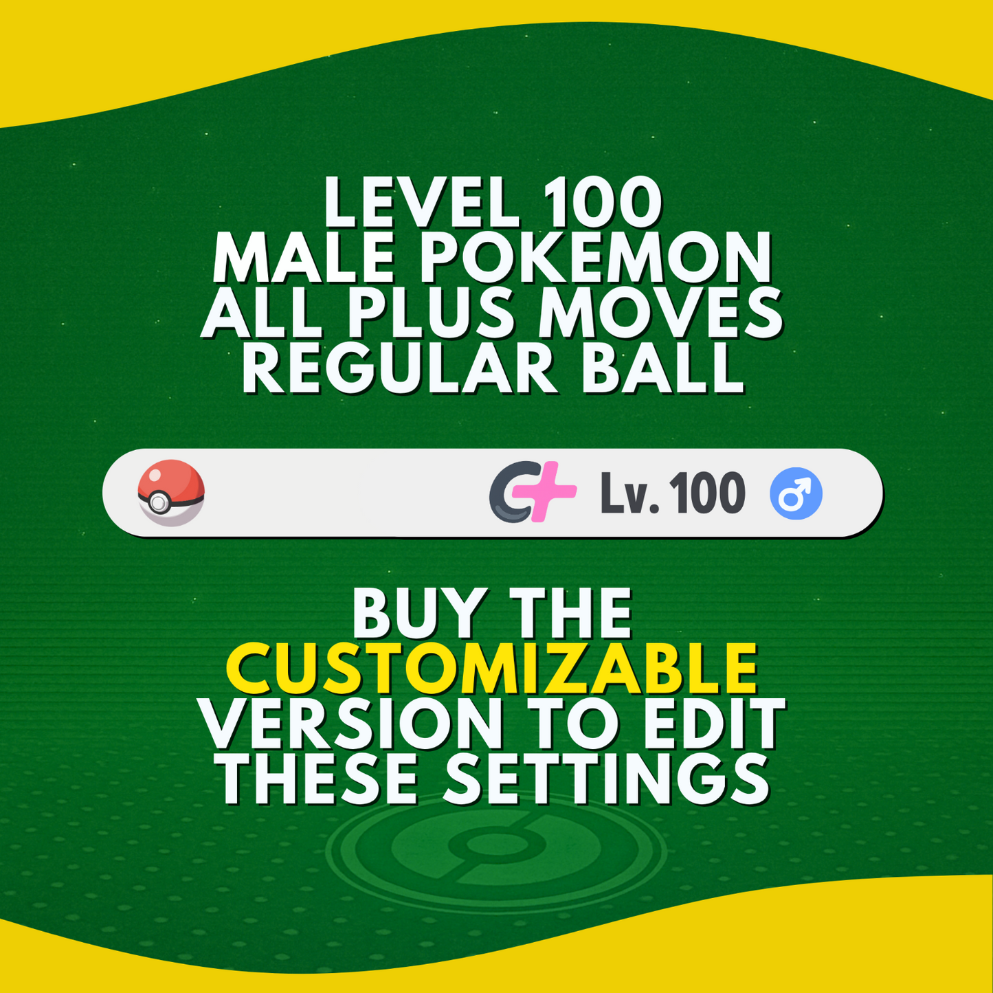 Pyroar Male Shiny or Non 6IV Pokémon Legends Z-A Competitive Customizable ZA Z A