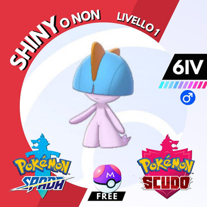 Ralts Shiny o Non 6 IV e Master Ball Legit Pokemon Spada Scudo Sword Shield