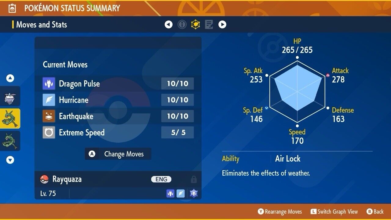 Rayquaza Shiny Untouched IV 2024 December Event Untouched Pokémon Scarlet Violet