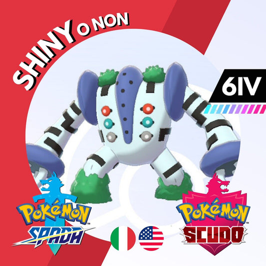 Regigigas Shiny o Non 6 IV Competitivo Legit Pokemon Spada Scudo Sword Shield