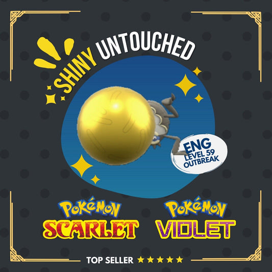 Rellor Shiny Event Strike Gold Mass Outbreak Untouched IV Pokémon Scarlet Violet Shiny by Shiny Living Dex | Shiny Living Dex