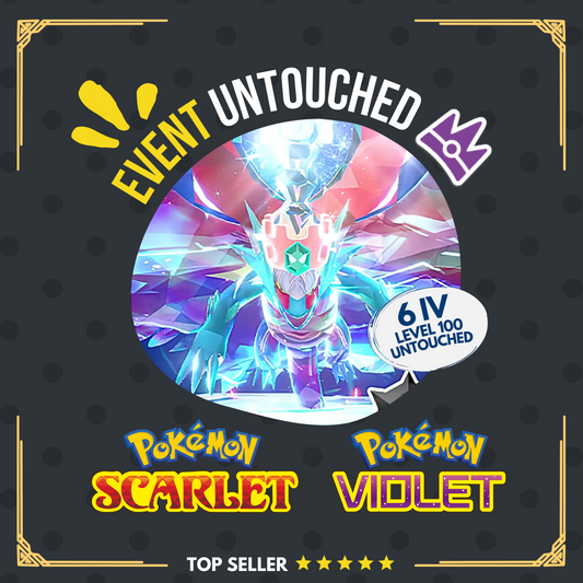 Roaring Moon Unrivaled Tera Raid Event Mightiest Mark 6IV Pokémon Scarlet Violet