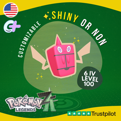 Rotom Frost Form Shiny or Non ✨6 IV Pokémon Legends Z-A Customizable ZA Z A