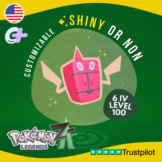 Rotom Frost Form Shiny or Non ✨6 IV Pokémon Legends Z-A Customizable ZA Z A